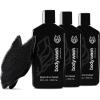 image:imageBlack Wolf Skincare with Scrubber Gift Set for Men Body Acne System  Shower Set with 10 Fl Oz 3 Pack Charcoal Powder amp Salicylic Acid for All Skin Types  Rich Lather for Coverage amp Deep Clean