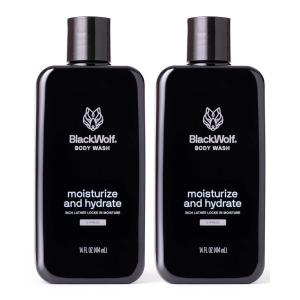 Black Wolf Salicylic Acid Body Wash for Men – 14 Fl Oz Men’s Body Acne Wash – Charcoal Helps Reduce Acne Breakouts & Cleanse Your Skin – Full Coverage & Deep Clean Treatment – Men’s Bodywash(Moisturizing)